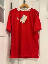 Lotto Italia Vintage Soccer Jersey Red XL - Image 1