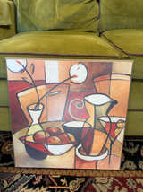 Abstract Still Life Framed Canvas Print - Image 1
