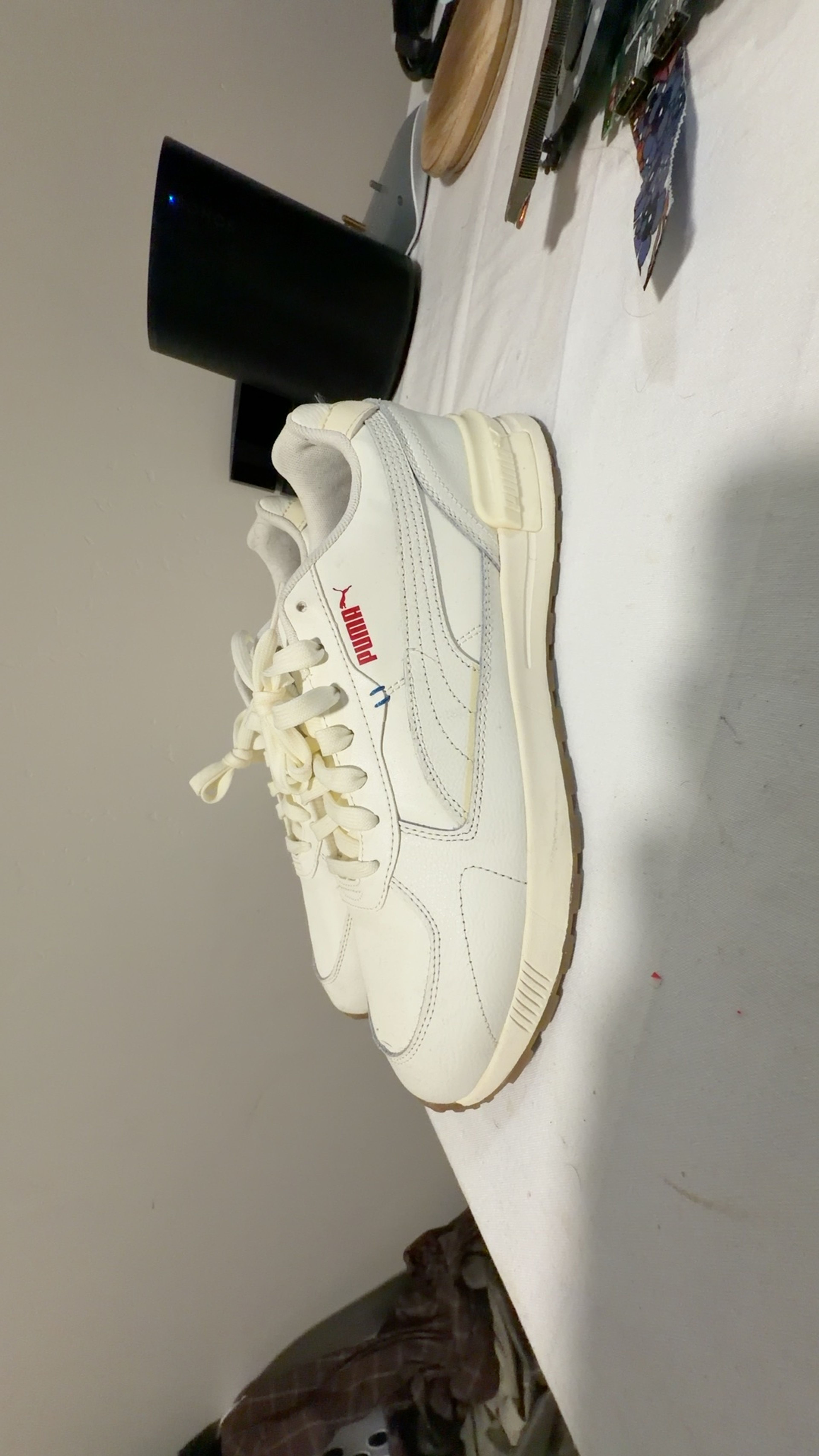 PUMA Graviton L Cream Low-Top Sneakers Size 12