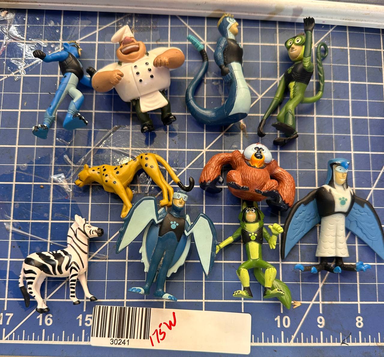 Wild Kratts Action Figure Lot. 10 pcs. 180w