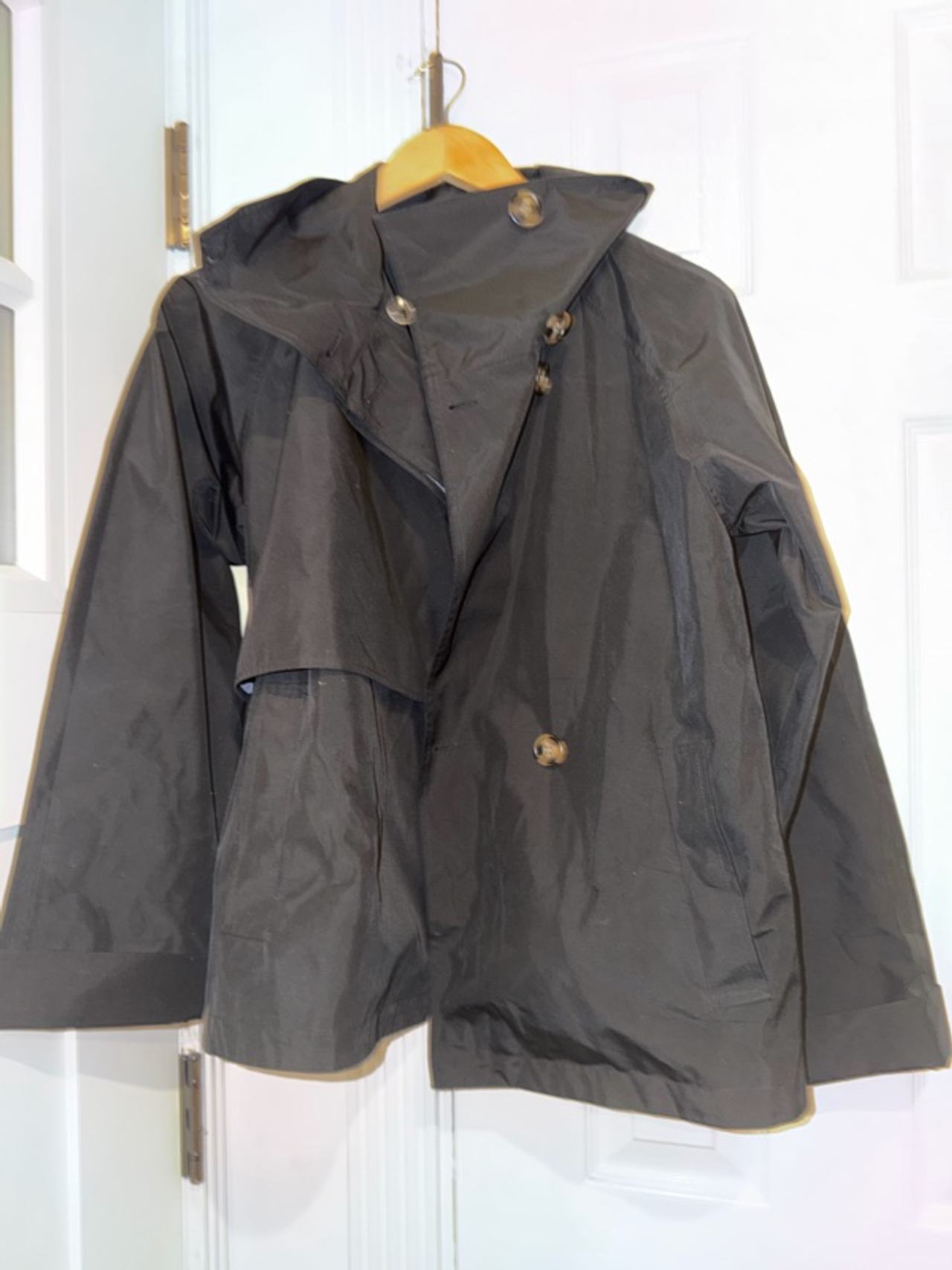 NOIZE Monogram Waxed Jacket Black XS X-Small
