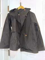 NOIZE Monogram Waxed Jacket Black XS X-Small - Image 1