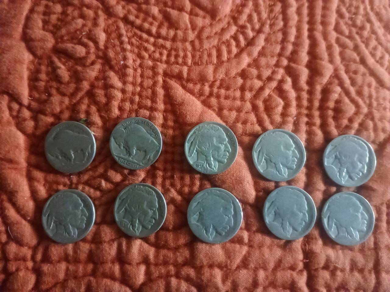 United States Buffalo Nickel Lot of 10