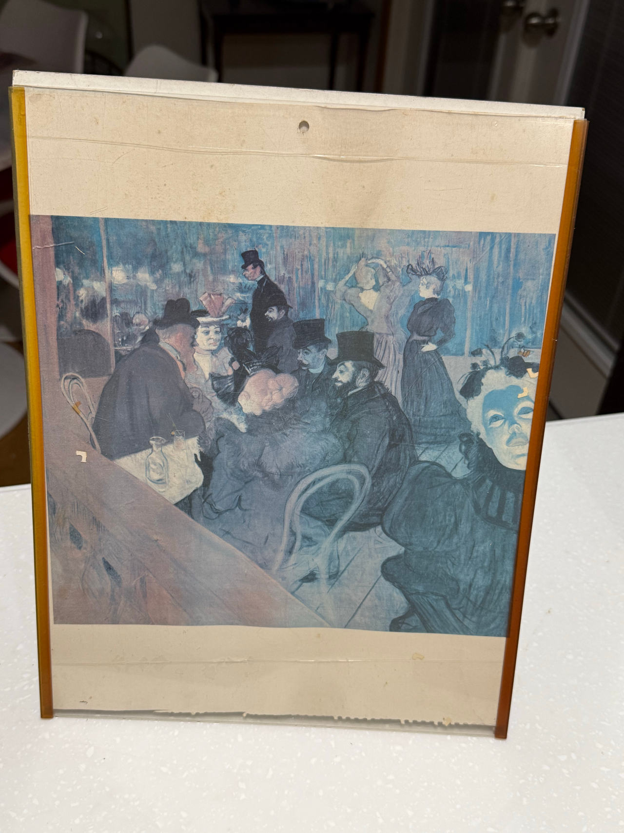 Henri de Toulouse-Lautrec At the Moulin Rouge Framed Print