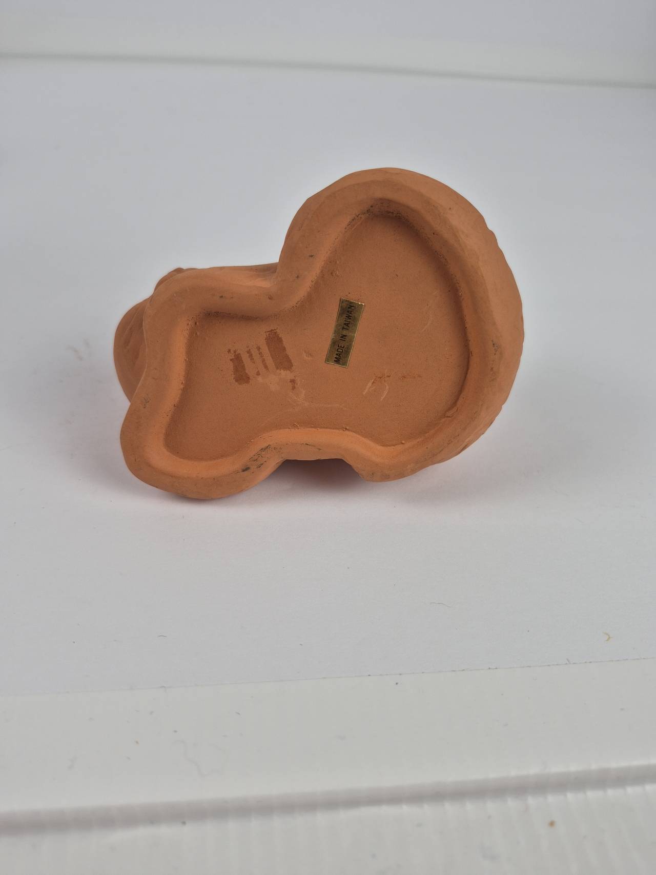 Terracotta Sleeping Cat Planter