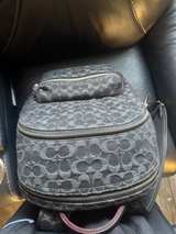 Coach Charter Backpack Signature Denim - Image 4