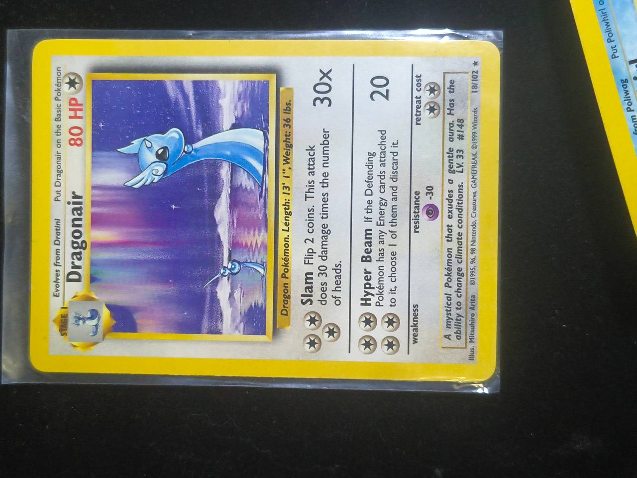 Pokémon TCG Dragonair Base Set 18/102 Rare