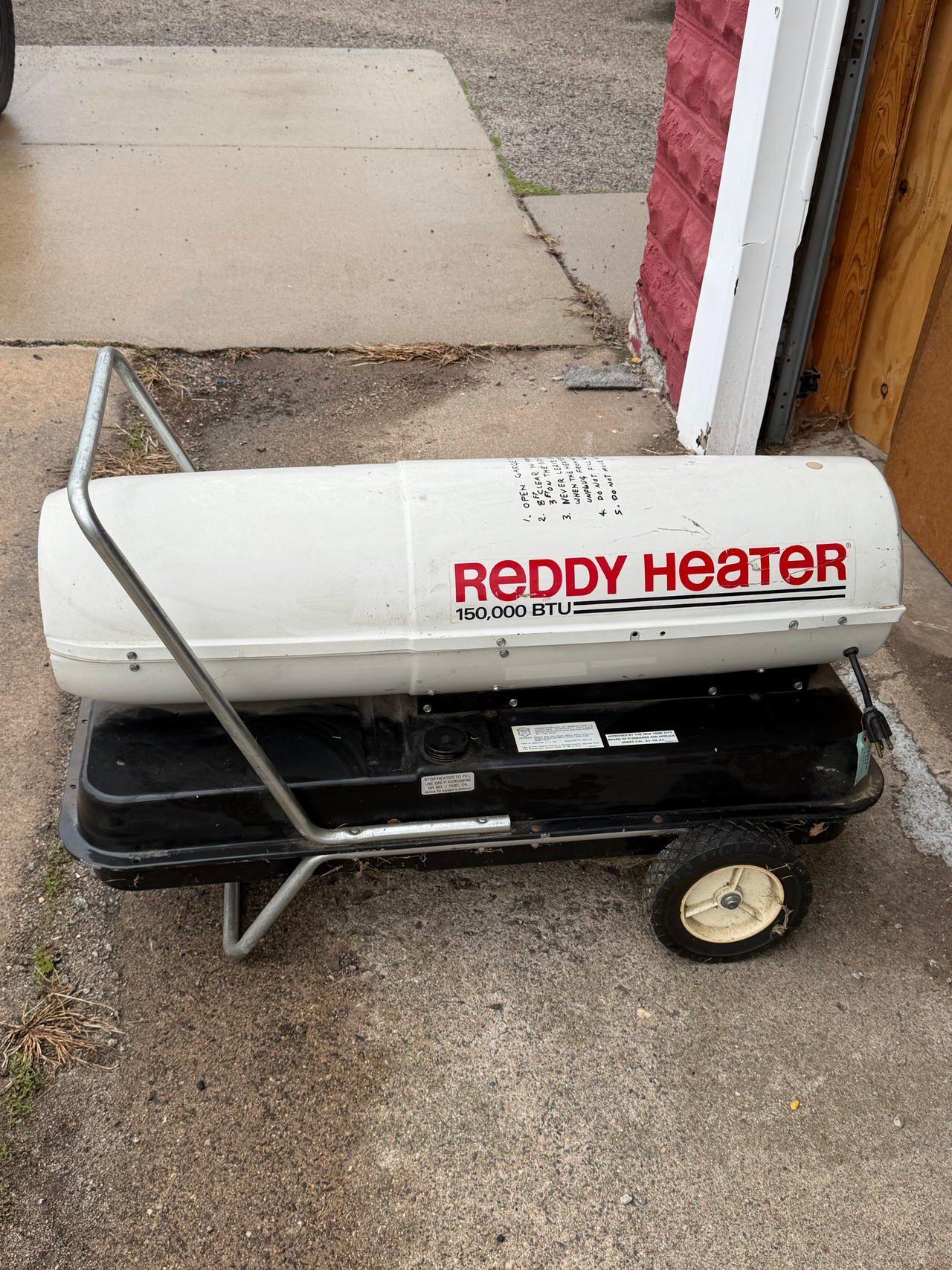 Reddy Heater 150,000 BTU Forced Air Kerosene Heater