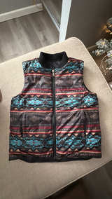 Hooey Men's Black Quilted Vest - Image 2