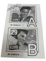 1992 USPS Elvis Presley Stamp Official Ballot Cards Bundle - Image 1