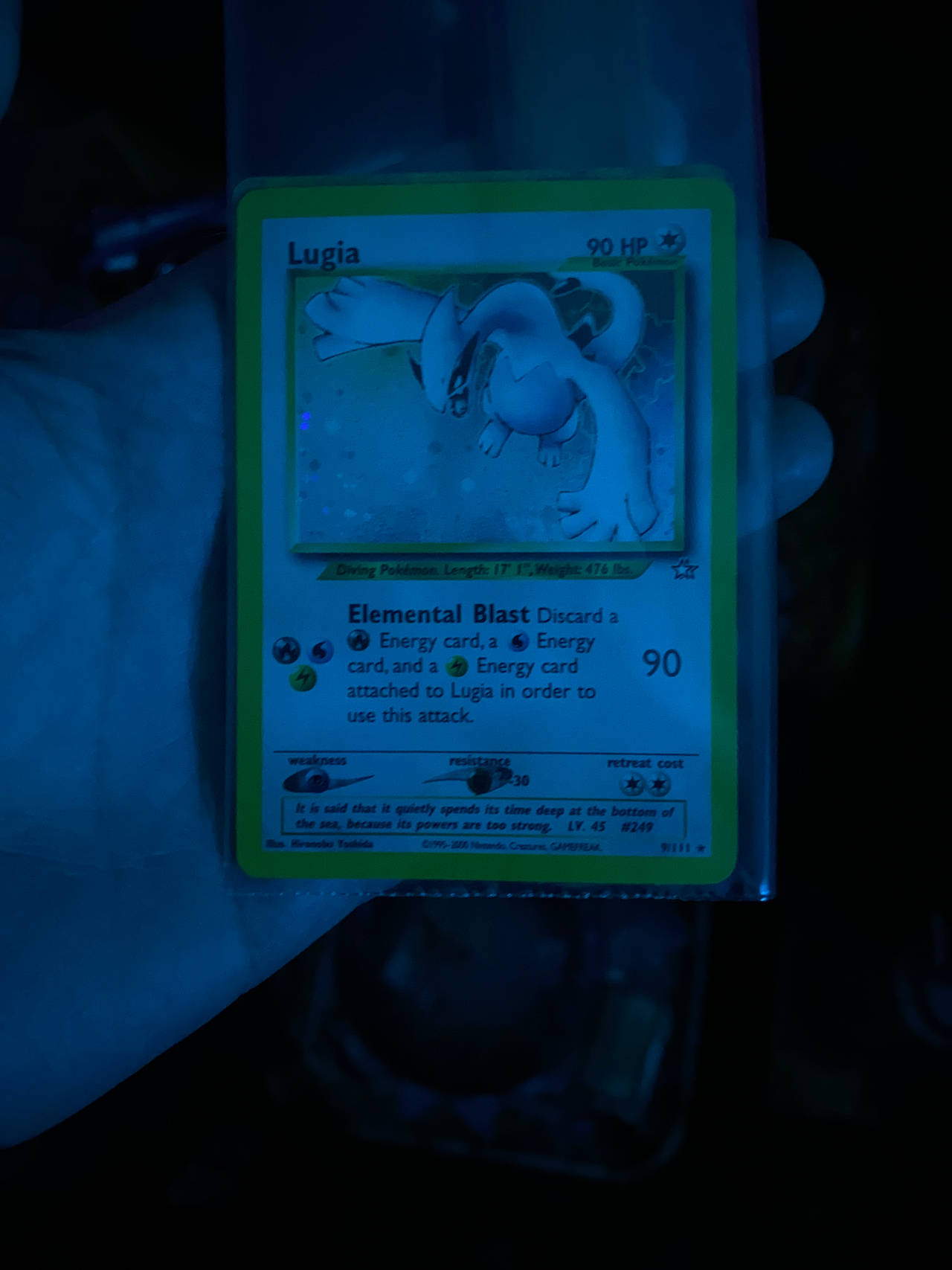 Lugia Pokémon Card