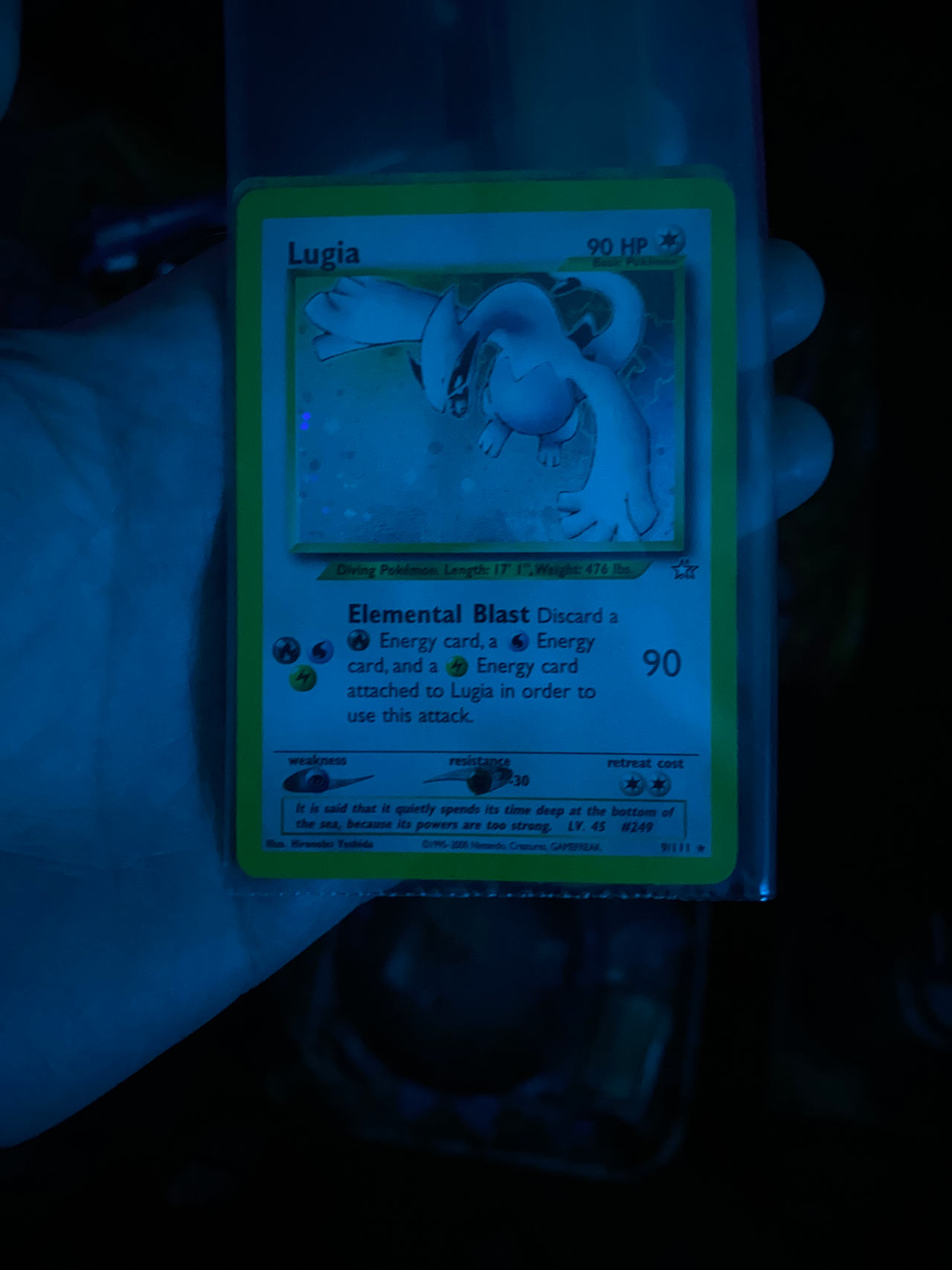 Lugia Pokémon Card