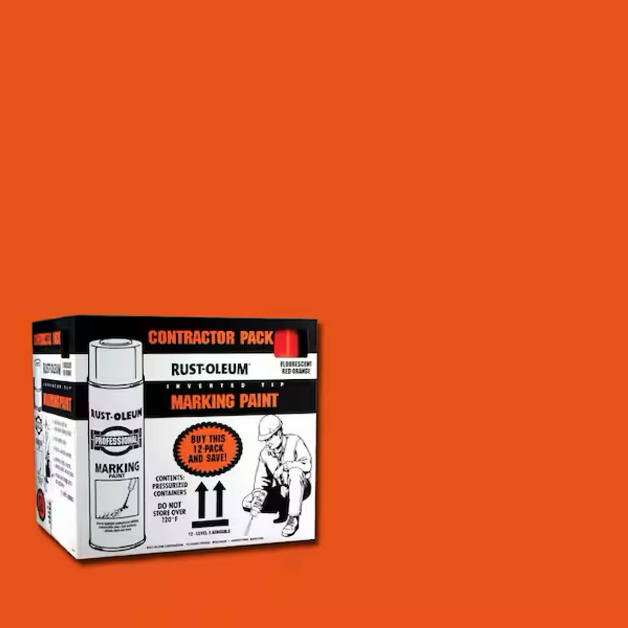 Rust-Oleum Professional Inverted Marking Paint 12-Pack