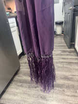 Sue Wong Nocturne Silk Beaded Fringe Wrap Scarf - Image 1