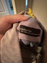 Dusty Blue Faux Suede Button Down Jacket - Image 3