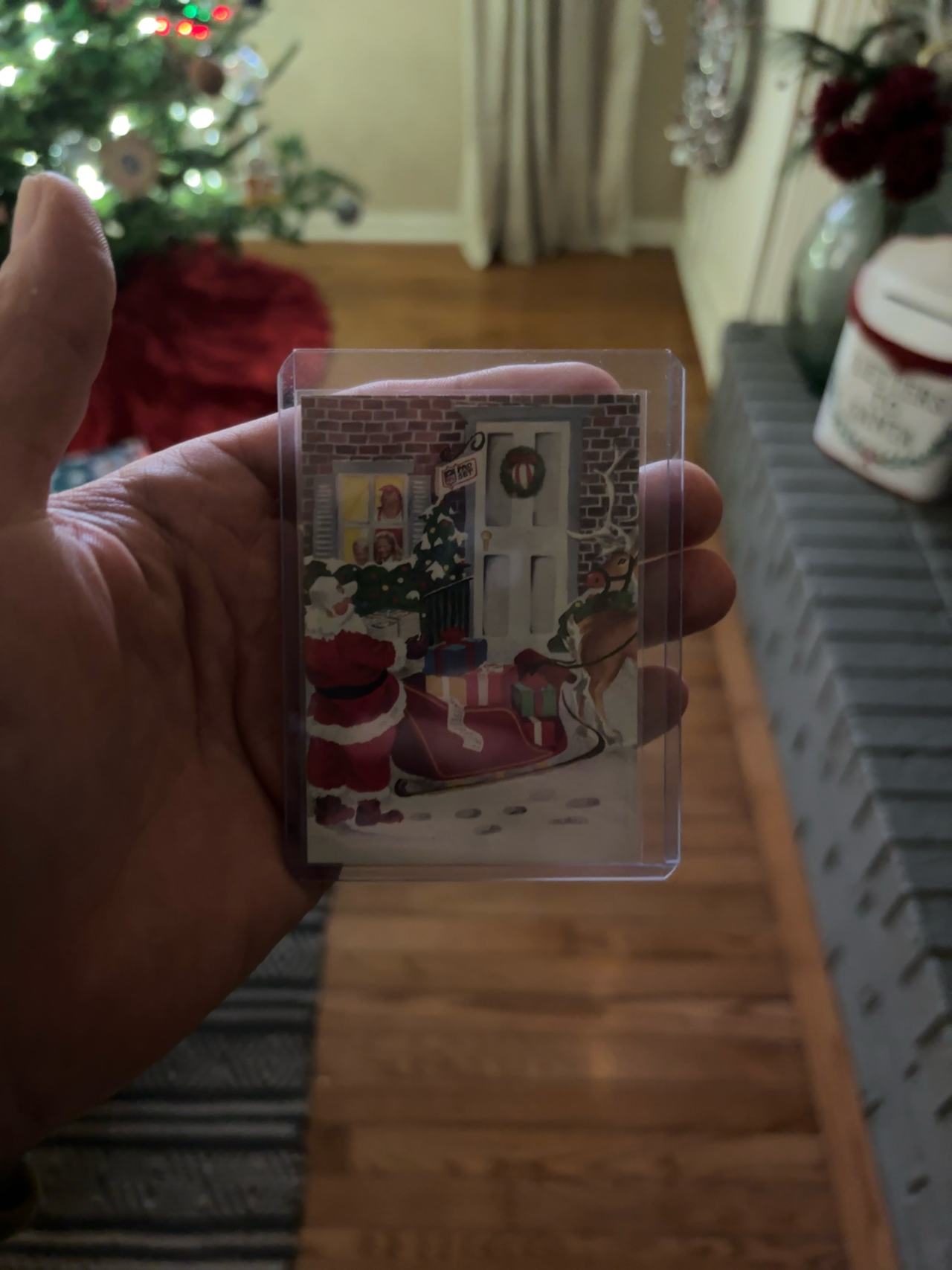 Pro Set 1991 Santa Claus Football Card
