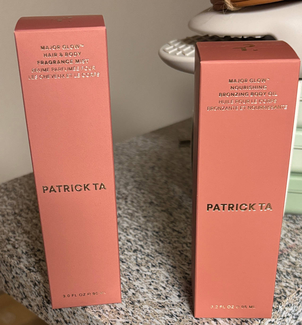 Patrick Ta Major Glow Hair & Body Fragrance Mist and Nourishing Bronzing Body Oil Set