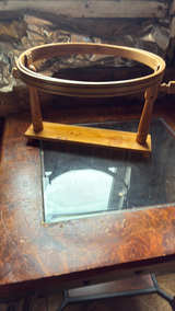 Wooden Embroidery Hoop Lap Stand - Image 2