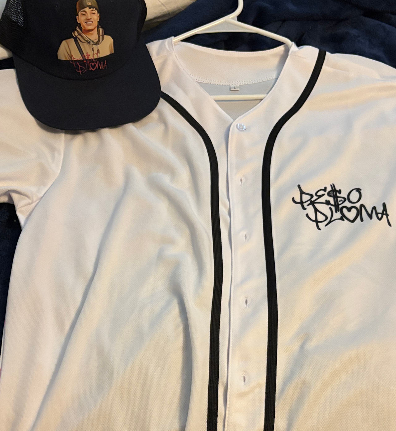 Peso Pluma Logo Baseball Jersey