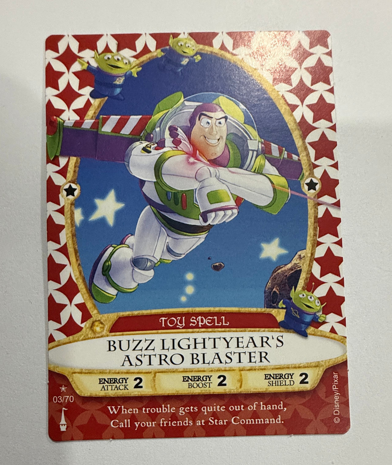 Sorcerers of the Magic Kingdom Card #03 Buzz Lightyear's Astro Blaster
