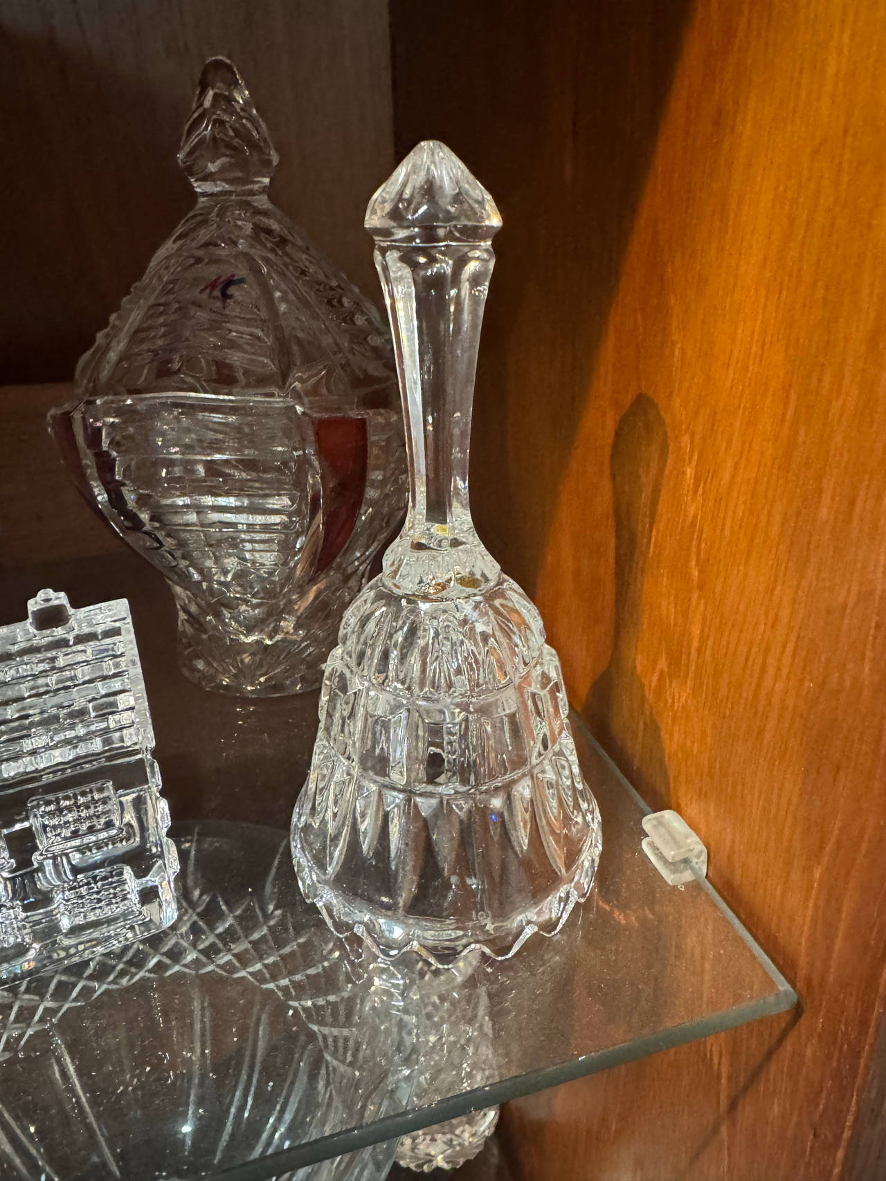Vintage Cut Crystal Dinner Bell