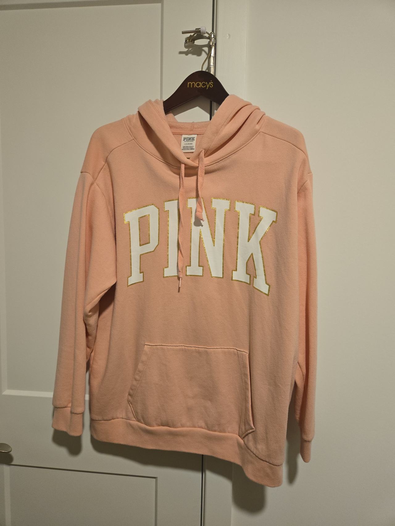 Victoria's Secret PINK Logo Hoodie size Large