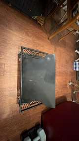 Black Wood Side Table with Magazine Rack - Image 2