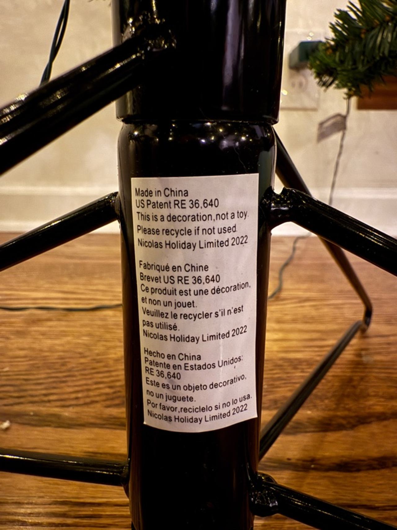 National Tree Company 6.5 ft Pre-Lit Slim Artificial Christmas Tree