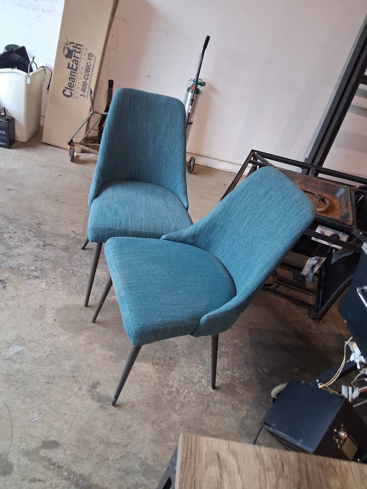 West Elm Mid-Century Upholstered Dining Chair