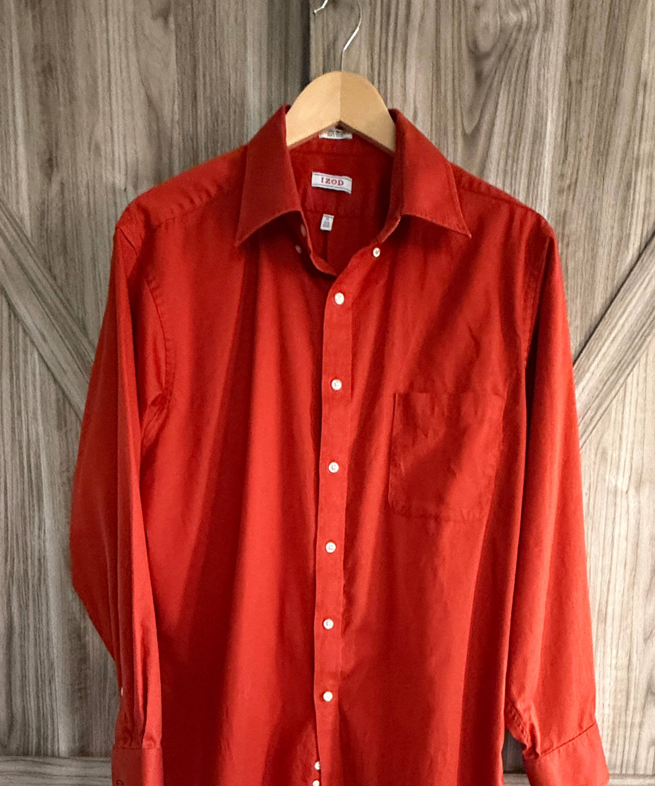IZOD Men's Long Sleeve Button Down Shirt