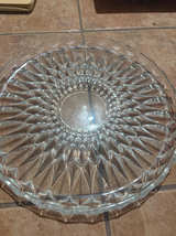 Federal Glass Petal Starburst Platter - Image 1