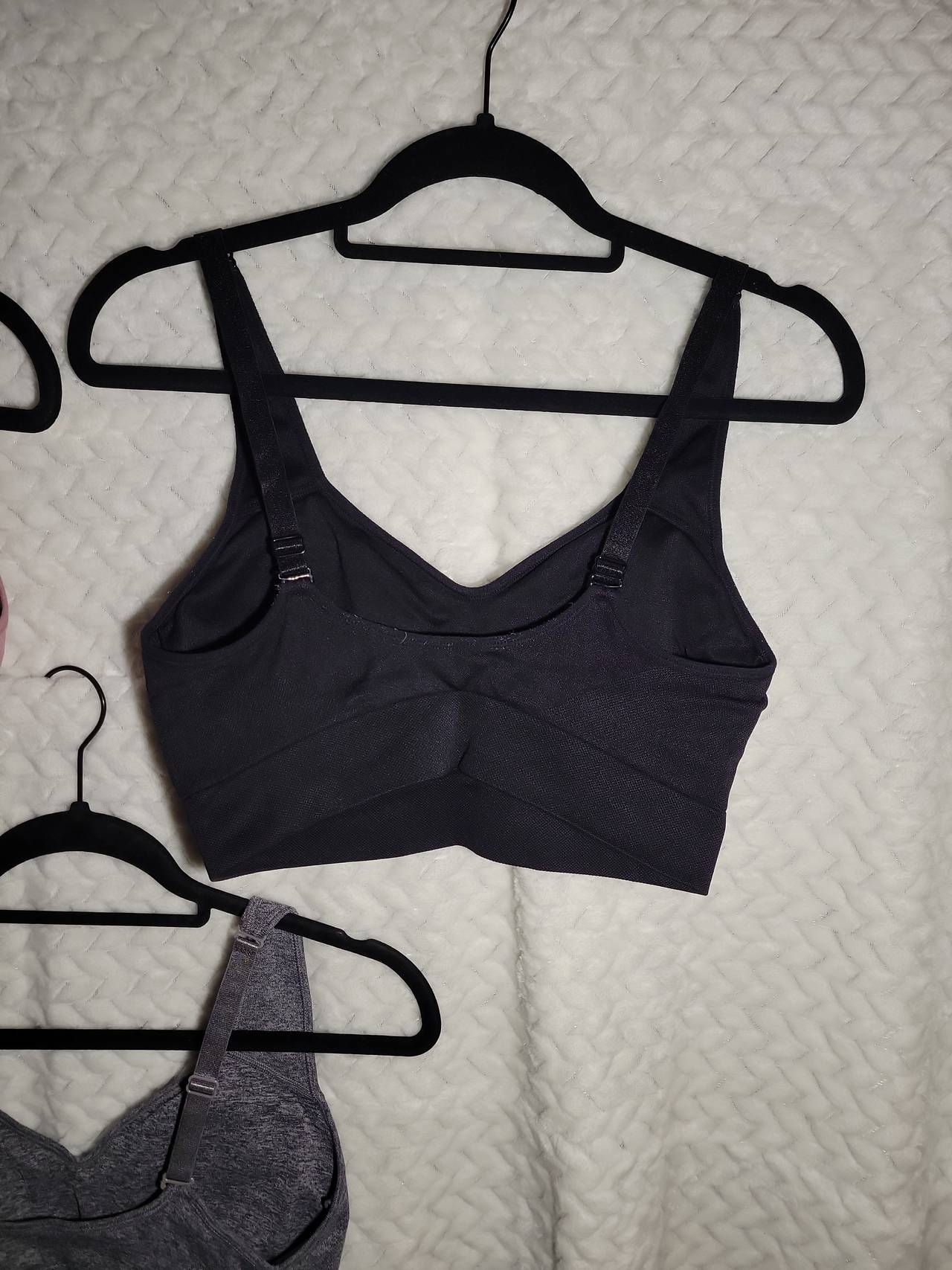 Puma Women's Seamless V-Neck Sports Bra 3-Pack
