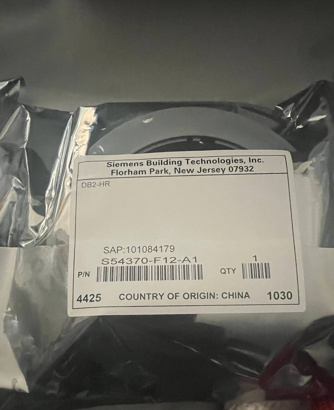 Siemens DB2-HR High-Rise Relay Base S54370-F12-A1