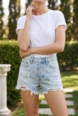 Aéropostale High-Rise Distressed Denim Shorts - Image 4