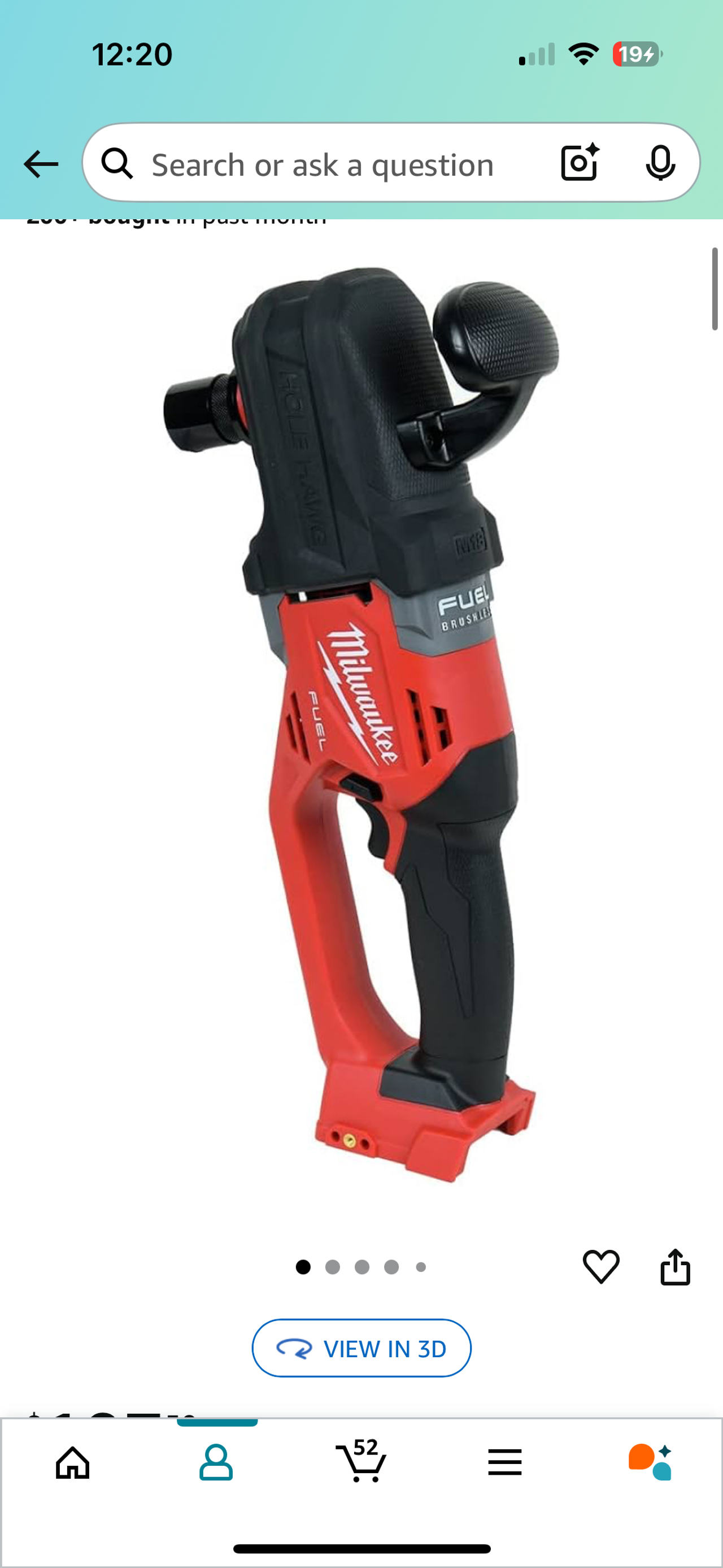Milwaukee M18 FUEL 18V Brushless Cordless 90 degree drill