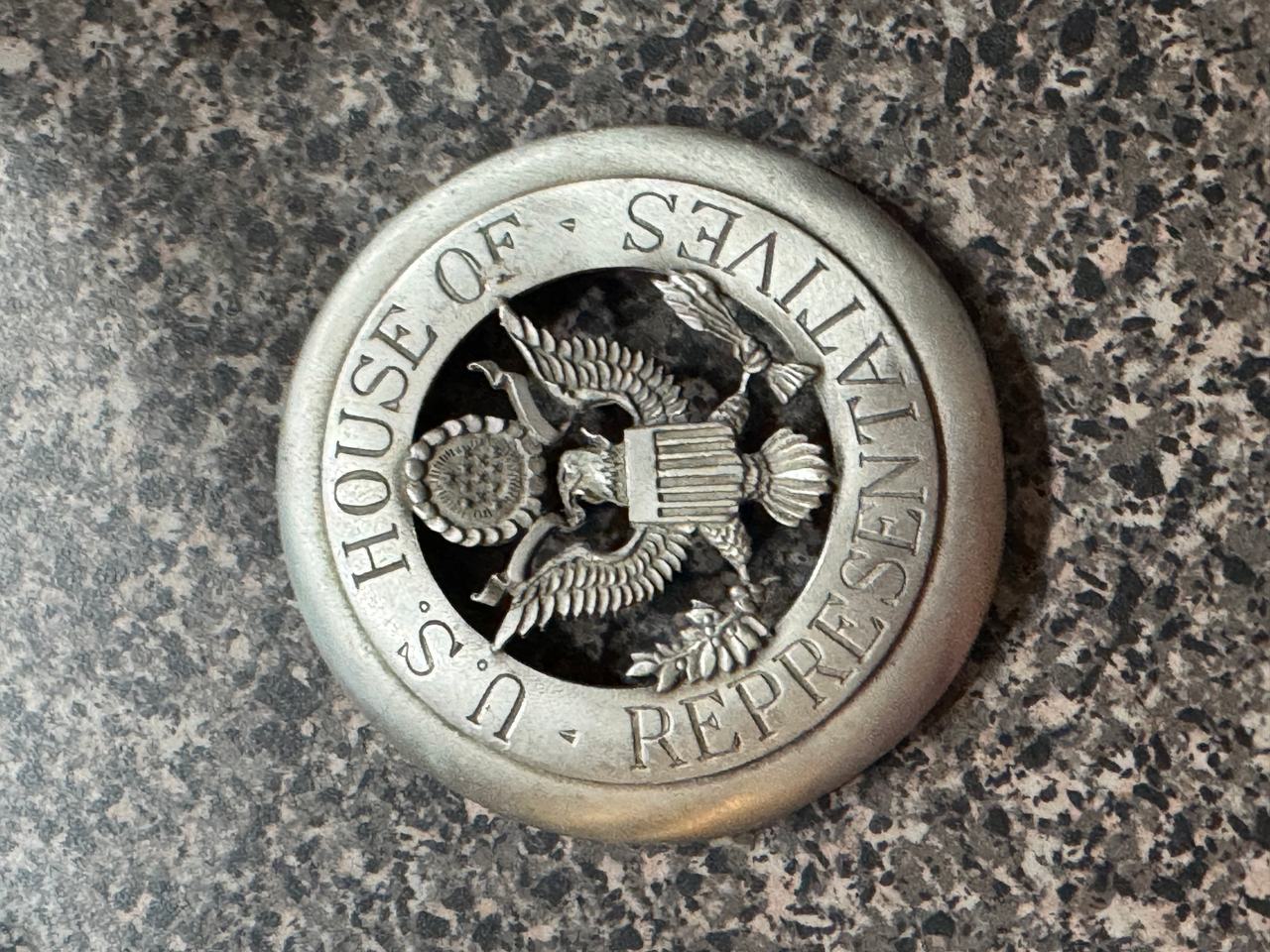 U.S. House of Representatives Pewter Paperweight