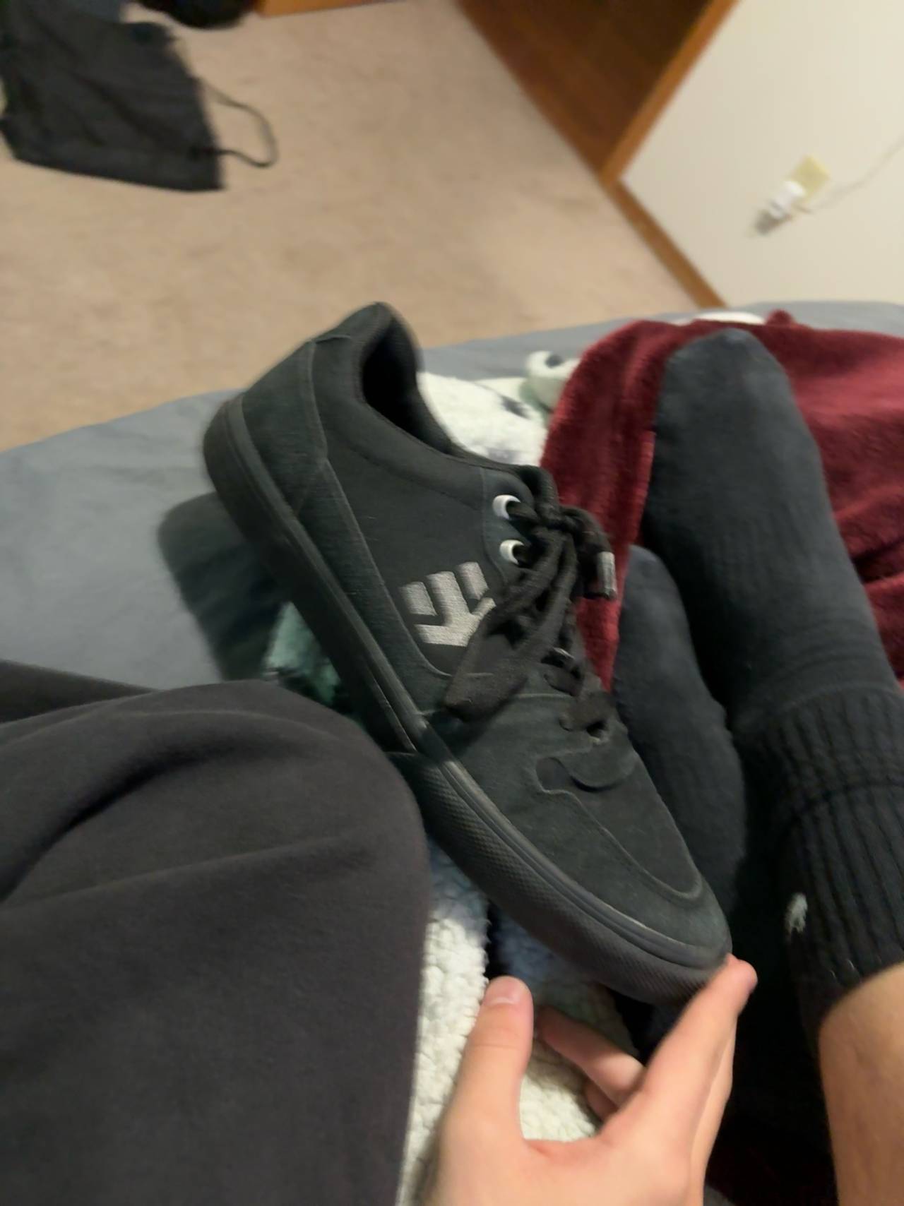 Etnies Marana Black Skate Shoes