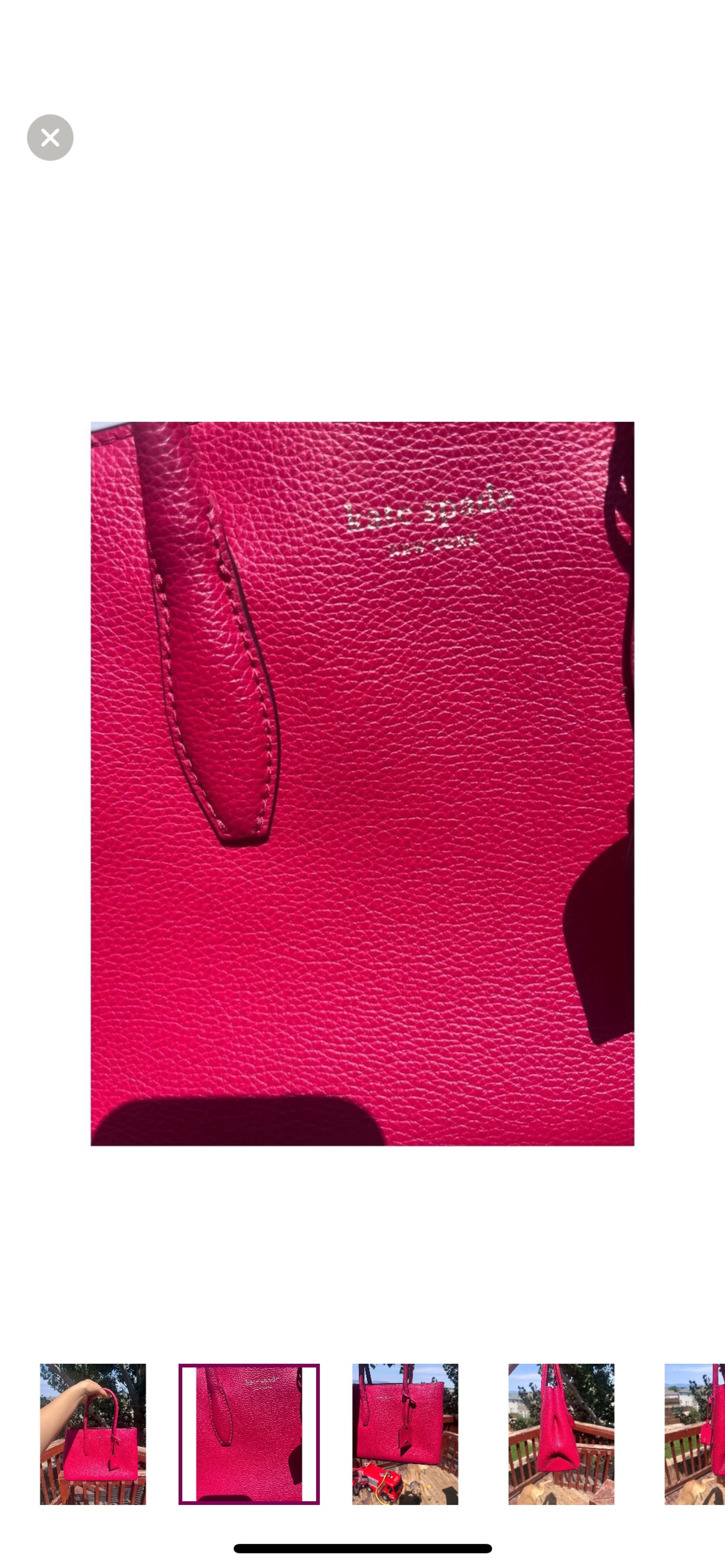 Kate Spade Fuchsia Tote Bag - Image 2
