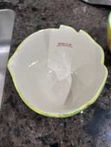 Pier One Owl Shaped Ceramic Measuring Cups and Spoon Holder  - Image 4