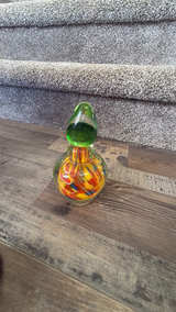 Murano Glass Perfume Bottle with Stopper - Image 2