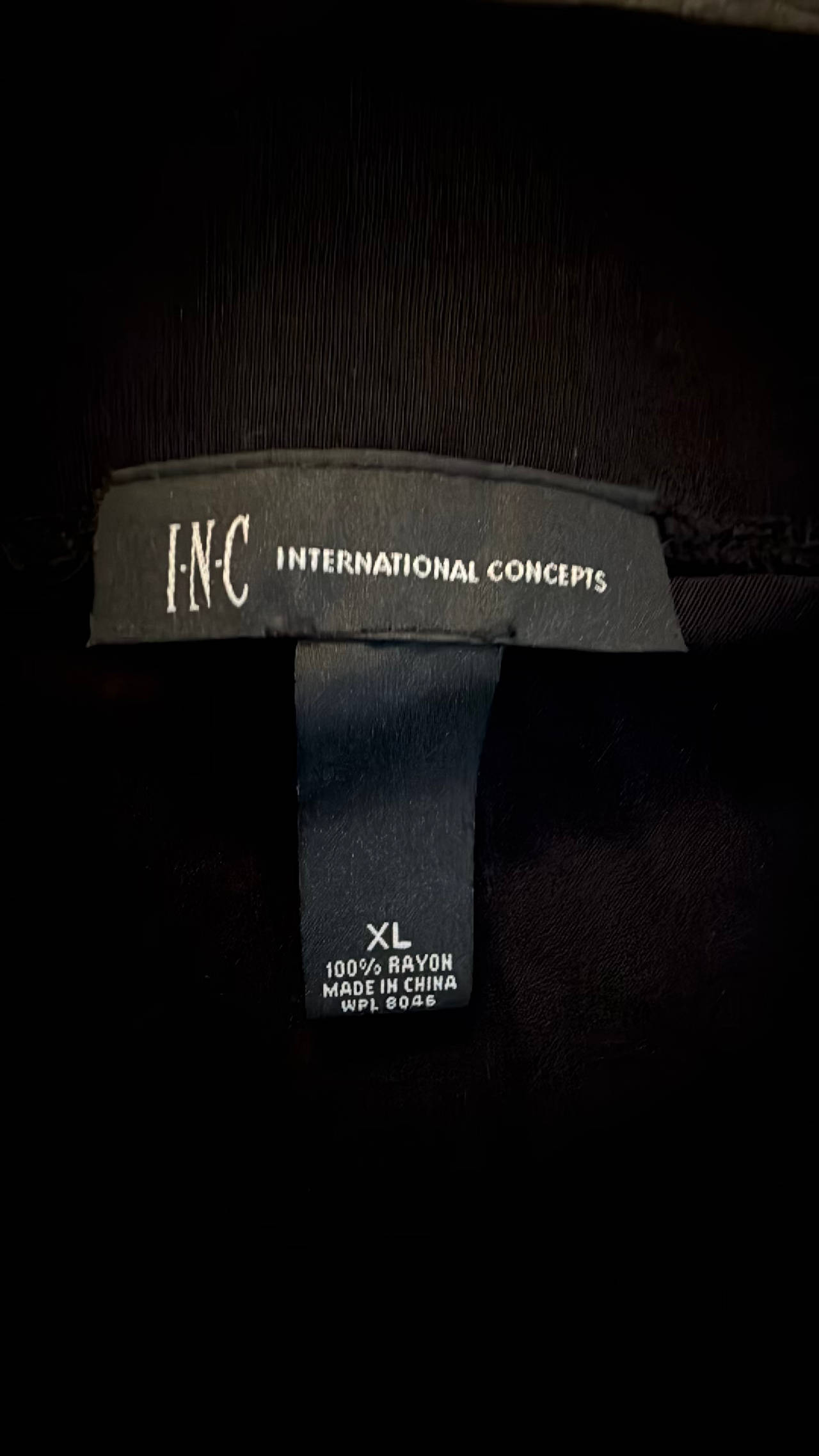 INC International Concepts Black Rhinestone Maxi Skirt