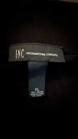 INC International Concepts Black Rhinestone Maxi Skirt - Image 1