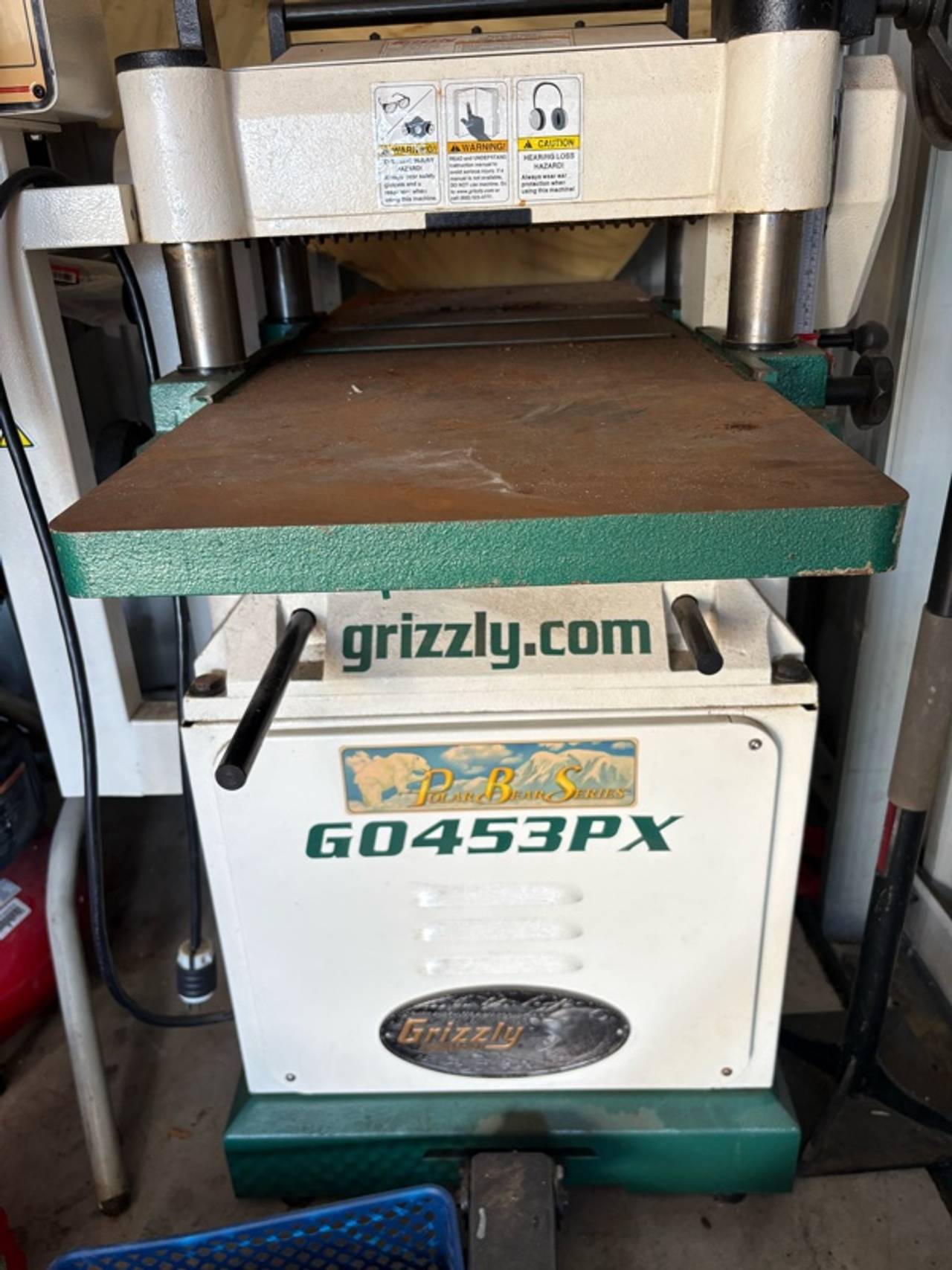 Grizzly 15" Planer with Spiral Cutterhead G0453ZX