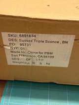 Pottery Barn Sussex Triple Tube Sconce - Image 3