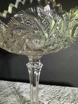 Westmoreland Paddle Wheel Compote/Candy Clear Glass Dish Antique Circa 1906 - Image 5