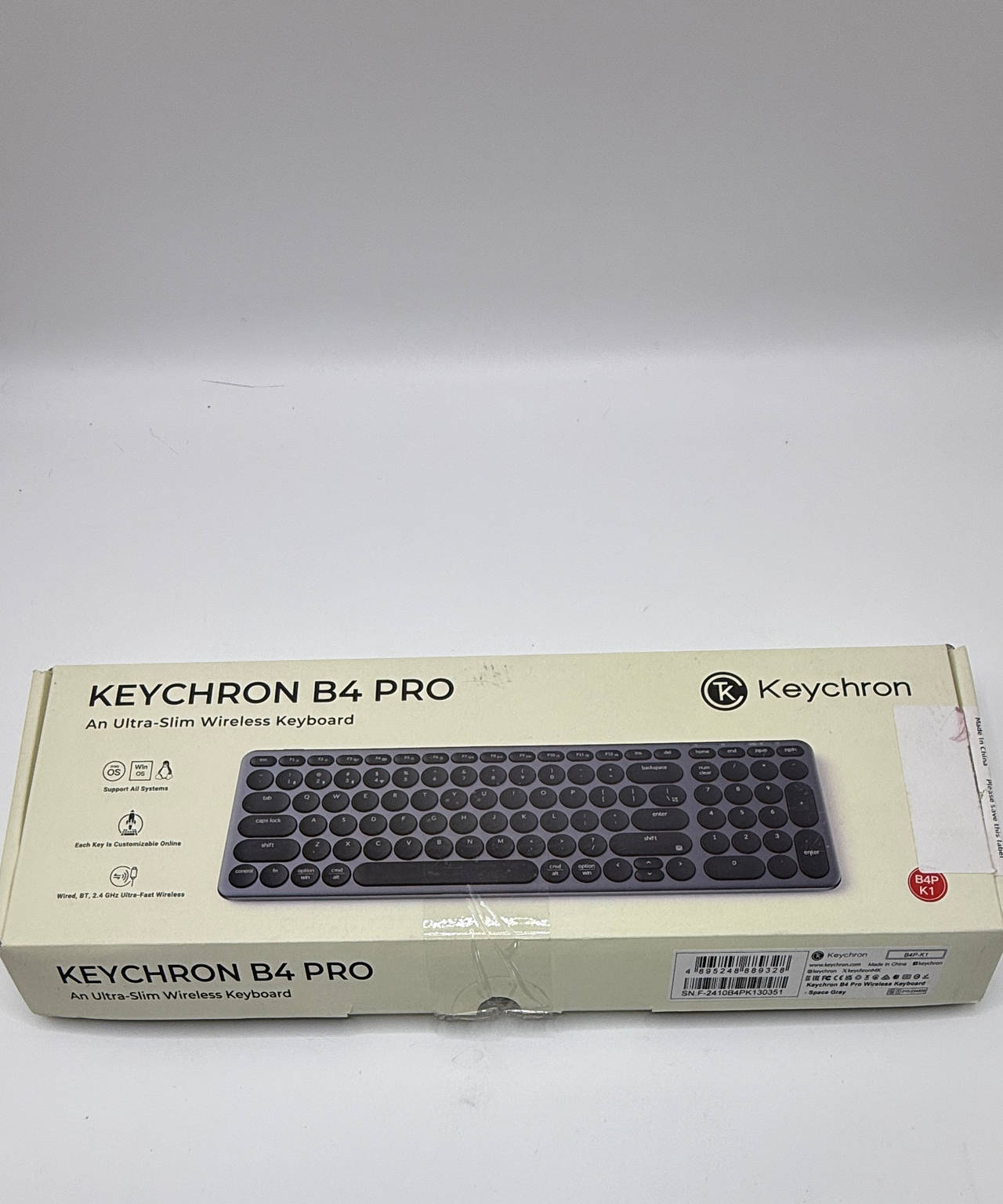 Keychron B4 Pro Ultra-Slim Wireless Keyboard