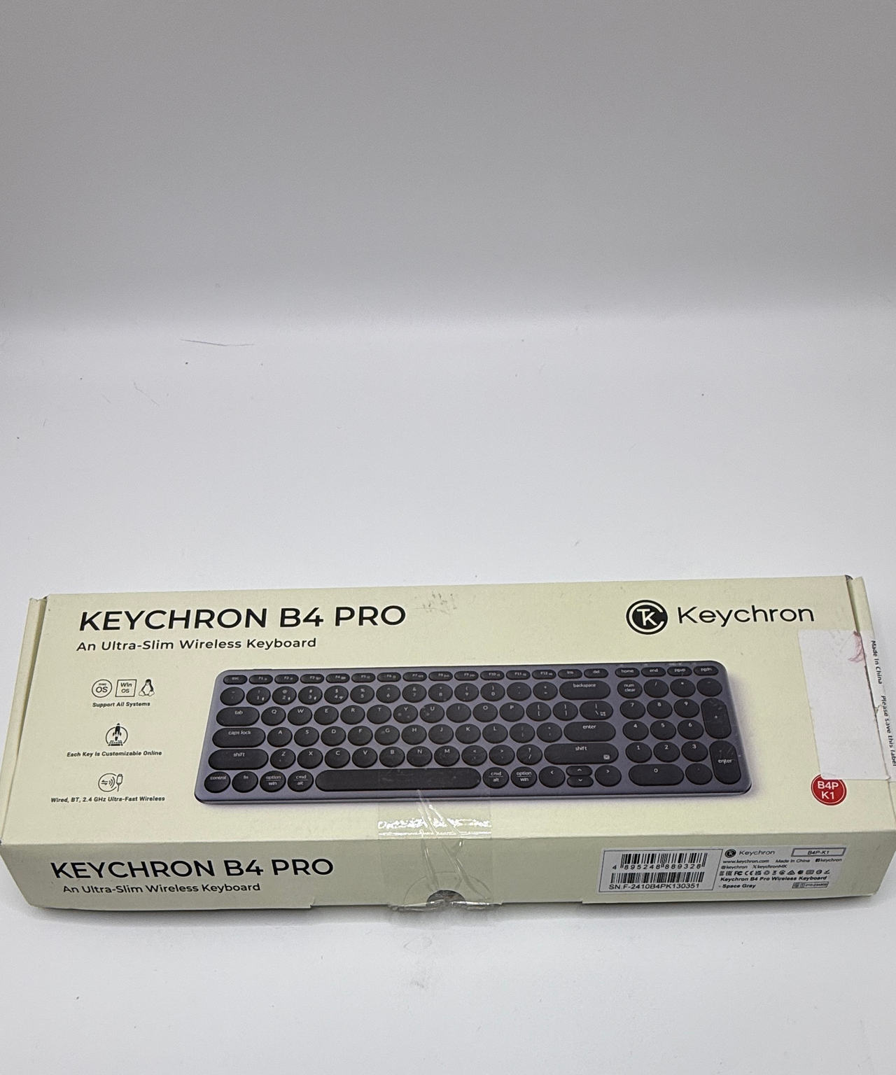 Keychron B4 Pro Ultra-Slim Wireless Keyboard