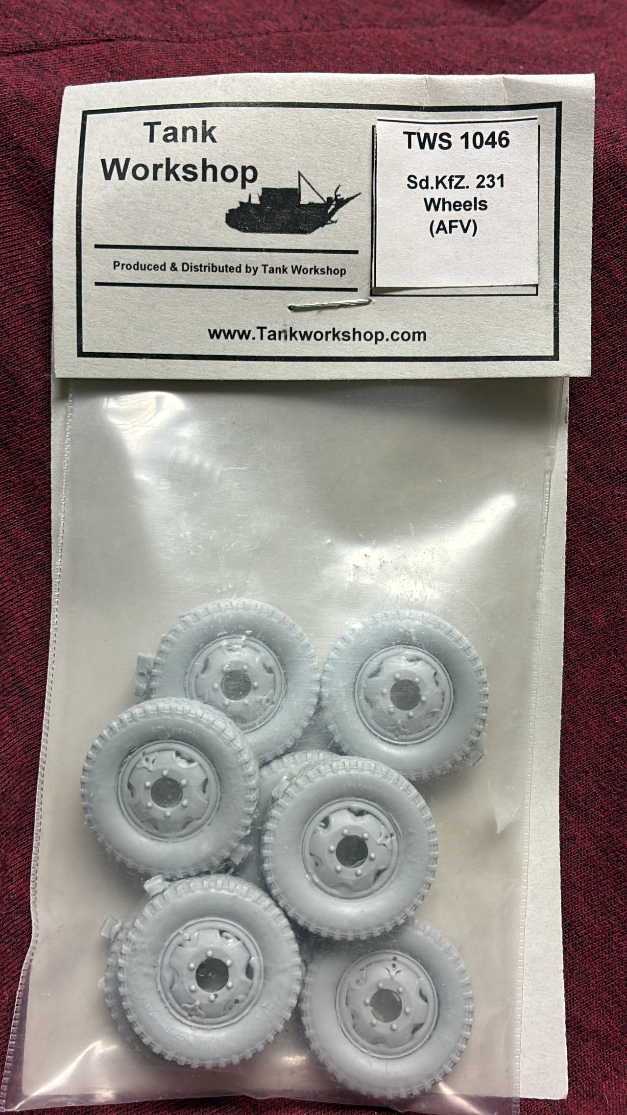 Tank Workshop Sd.Kfz. 231 Wheels (AFV) TWS 1046