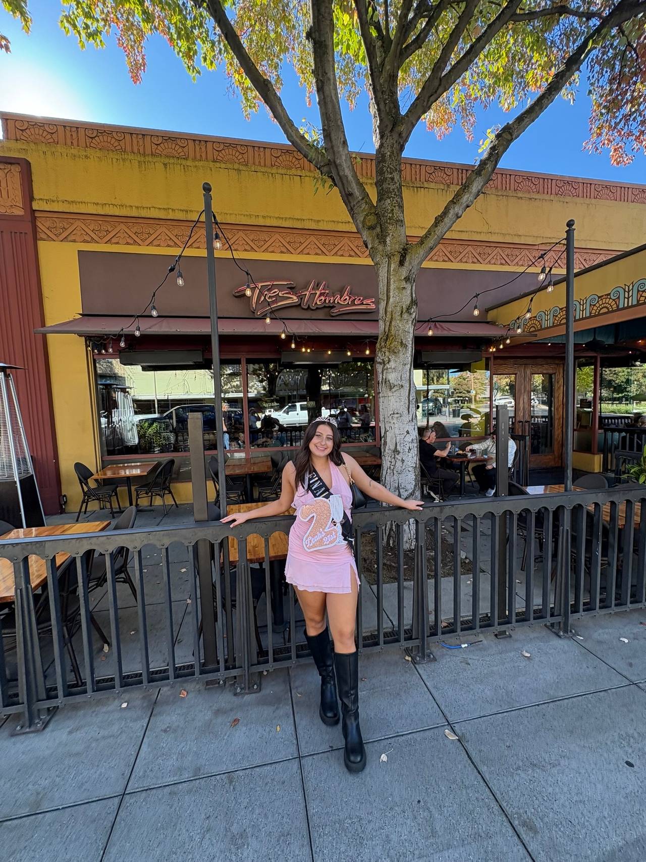 Pink Mini Dress 