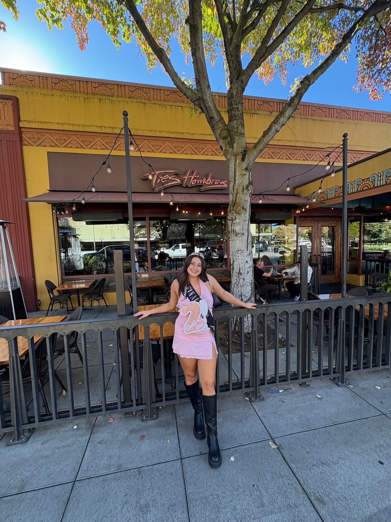 Pink Mini Dress 